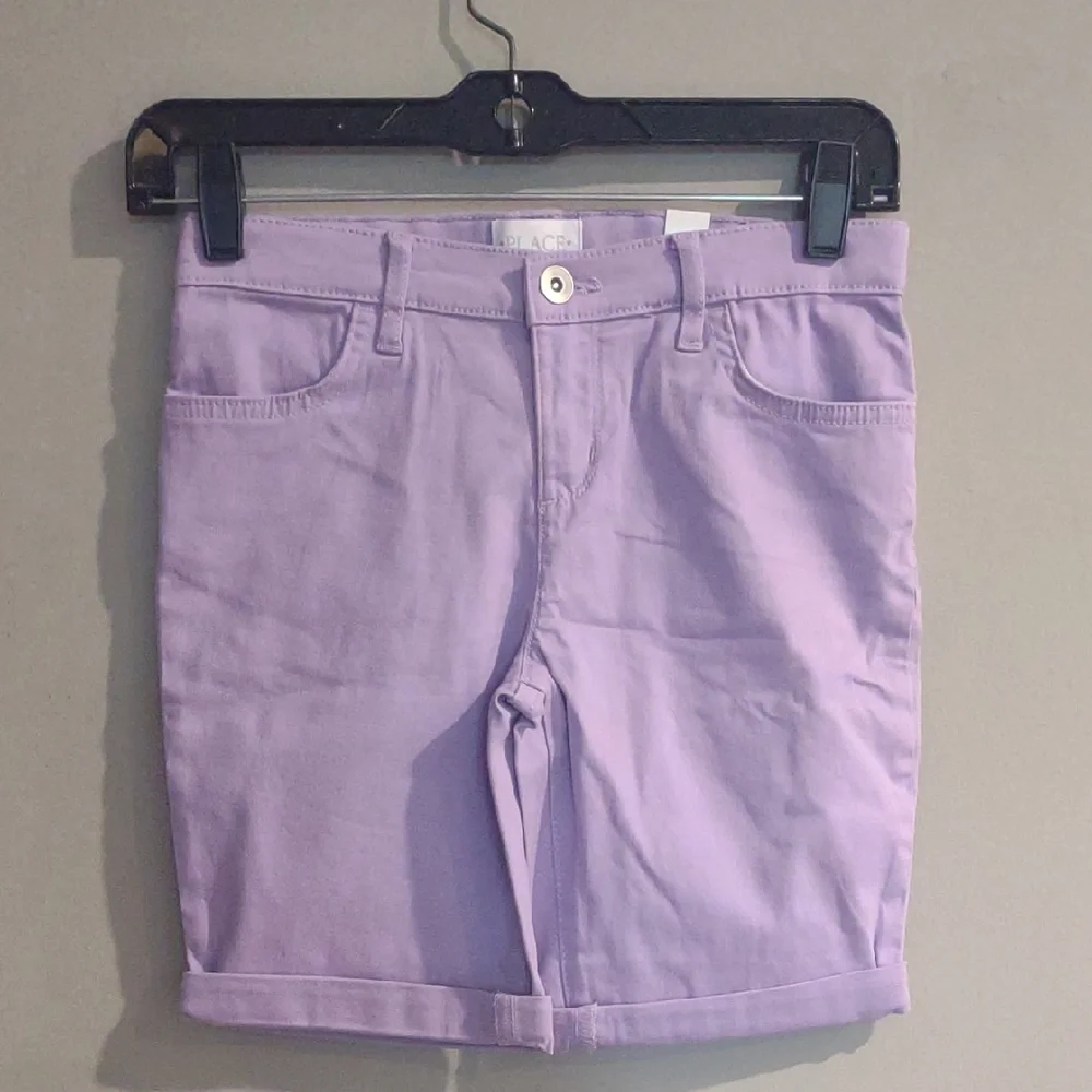 NWT The Children's Place Light‎ Purple Girls 10 Bermudas